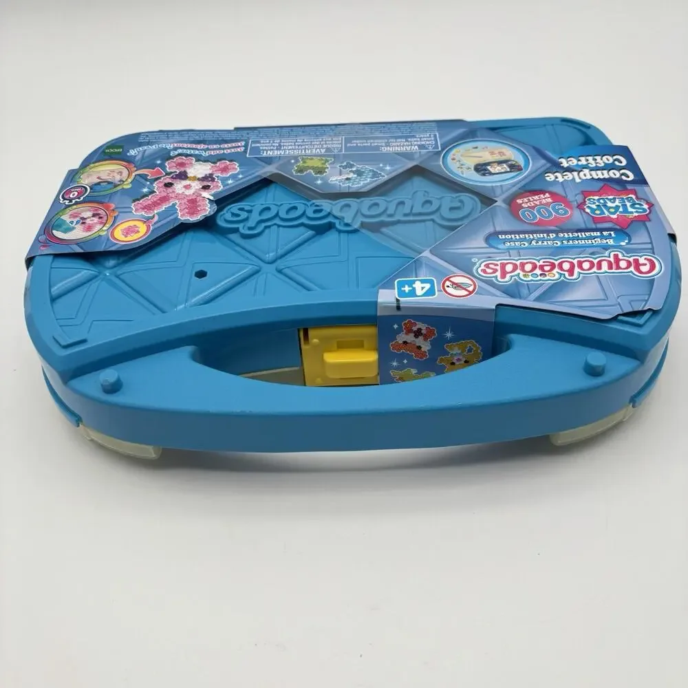 NEW Aquabeads Beginners Carry Case Craft Set Star Beads 900 Beads. Sealed. - Picture 5 of 12